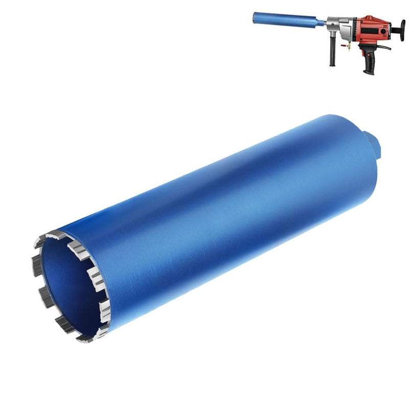 Diamantbohrkrone mit 10mm Turbosegment | 1 ¼ UNC Aufnahme | Nutzlänge 415 mm | Ø 52 mm - Ø 200 mm |