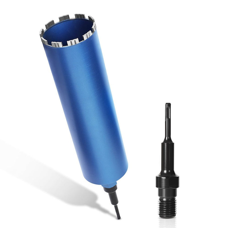 Diamantbohrkrone mit 10mm Turbosegment | 1 ¼ UNC Aufnahme | Nutzlänge 415 mm | Ø 52 mm - Ø 200 mm |