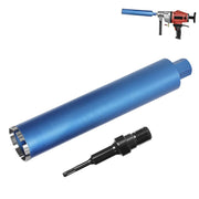 Diamantbohrkrone mit 10mm Turbosegment | 1 ¼ UNC Aufnahme | Nutzlänge 415 mm | Ø 52 mm - Ø 200 mm |