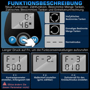Digitale Akku - Fettpresse für Makita 18V Akkus | 15000 PSI, mit Mengenzähler | Profi - Set als Solo - Gerät im Koffer