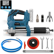 Digitale Akku - Fettpresse für Makita 18V Akkus | 15000 PSI, mit Mengenzähler | Profi - Set als Solo - Gerät im Koffer