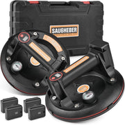 Doppelsauger 300 kg mit Akku & USB - C – Elektrischer Glasheber für Fliesen