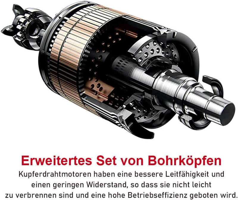 Drain Clean Rohrreinigungsgerät 39.5m Spirale | 500W 450PRMM | für Ø30 - 100mm Rohrleitungen | 8 Köpfe |