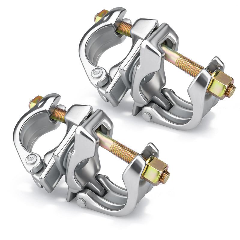 Drehkupplung Gerüst 2er Set – 42 - 62mm Rohrkupplung, 360° drehbar, Verzinkt