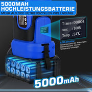 Elektrische Presszange elektrohydraulisch mit automatischer Druckentlastung & Akku – TH & V Pressbacken für Kupfer - , Edelstahl - & Verbundrohre