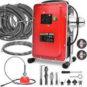 Elektrische Rohrreinigungsmaschine 400W Rohrreiniger Abflussreiniger, Ø30 - 100mm, 26,5M Spirale