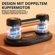 Elektrischer Akku - Vakuum - Saugheber 300 kg – Automatische Druckregulierung, Profi - Plattenheber für Glas, Feinsteinzeug & Terrassenplatten