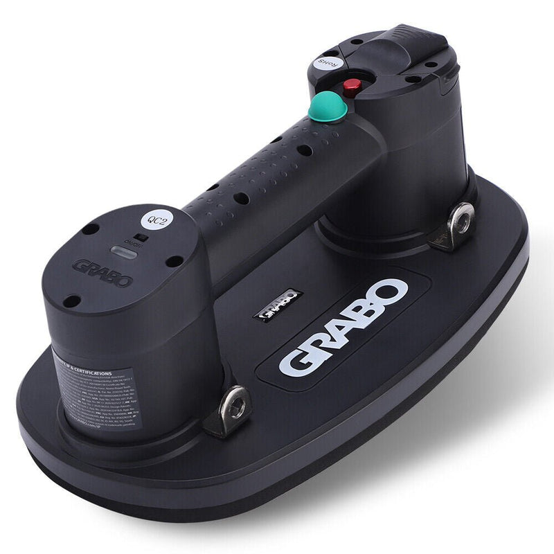 ‌Elektrischer Akku - Vakuumheber 240kg | Automatische Druckregulierung – Profi - Plattenheber für Terrassenplatten, Betonplatten & Glas