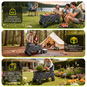 Elektrischer Bollerwagen, faltbar mit 50W Motor und Makita 14,4V Akku - Kompatibilität