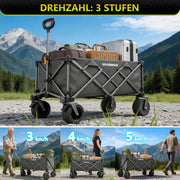 Elektrischer Bollerwagen, faltbar mit 50W Motor und Makita 14,4V Akku - Kompatibilität