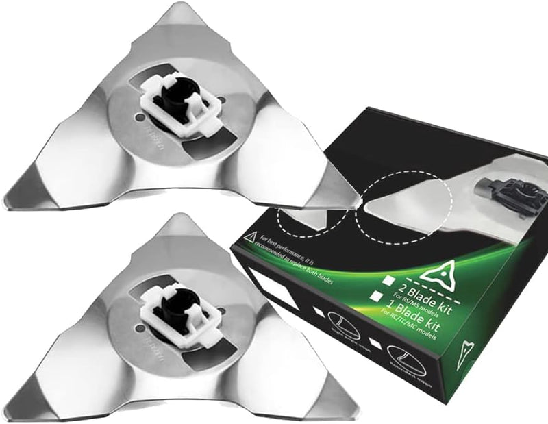 Ersatzmesser Edelstahl für Robomow RS RC MS Mähroboter, 2 Stück