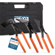 Falzzangen Set – 3 - teilig, 150 mm, 200 kg Tragfähigkeit, Korrosionsbeständig, Schmiedetec