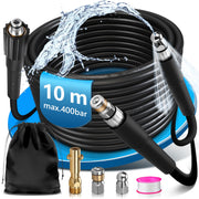 High Pressure Drain Cleaning Hose Kit for Kärcher K2 - K7 Pressure Washers with Brass Nozzles