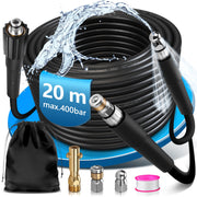 High Pressure Drain Cleaning Hose Kit for Kärcher K2 - K7 Pressure Washers with Brass Nozzles