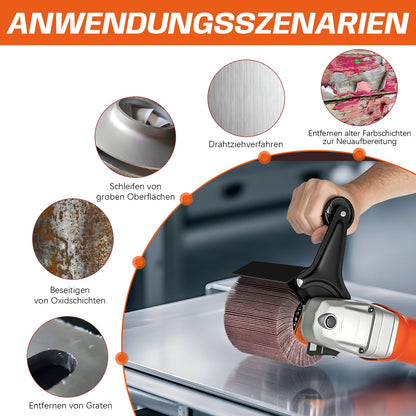 Hochwertige Schleifwalzenbürste aus Siliziumcarbid - Schleifpapier – Effiziente Oberflächenbearbeitung für Metall und Holz