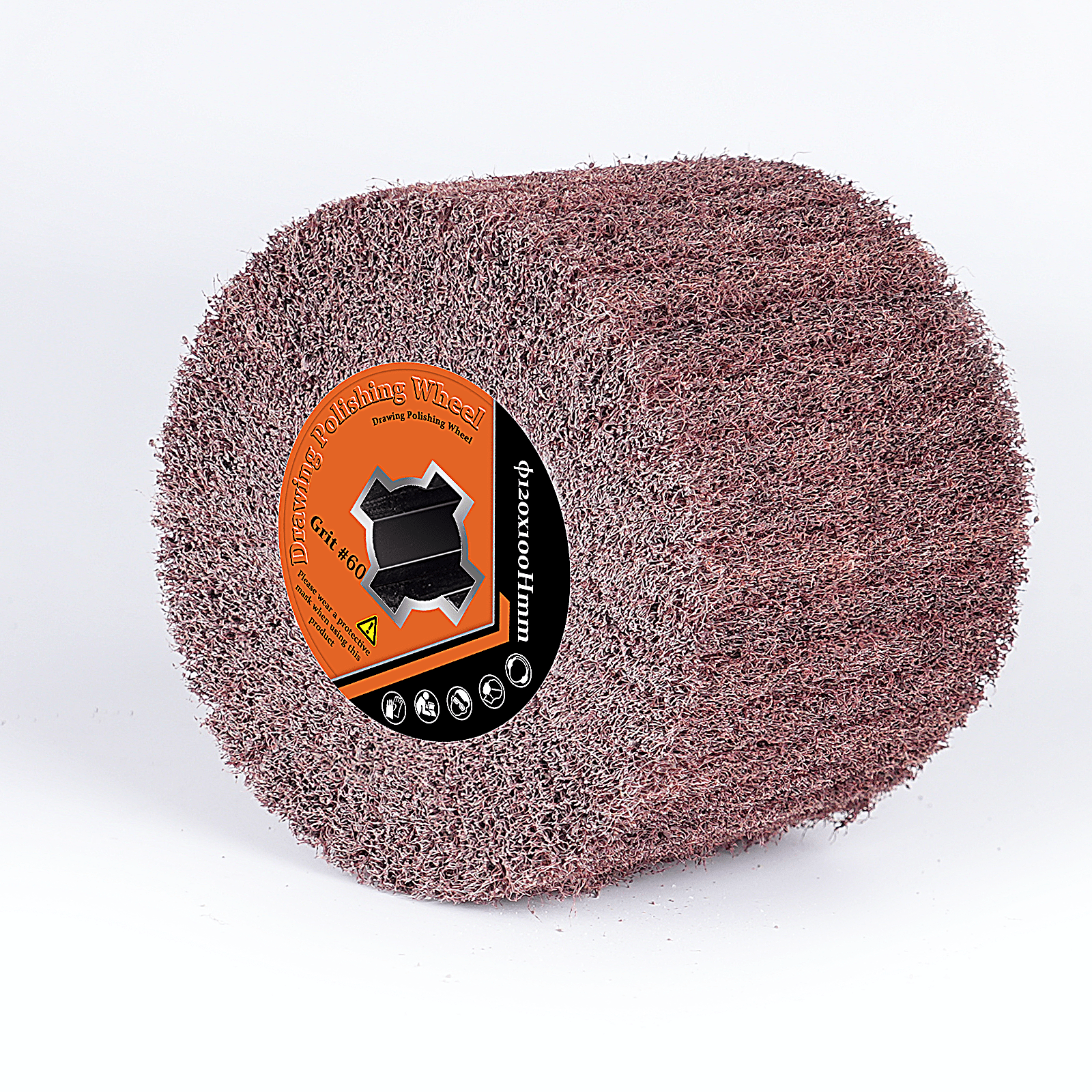 Hochwertige Schleifwalzenbürste mit Aluminiumoxid – Professionelle Oberflächenbearbeitung für Metall, Holz und Stein