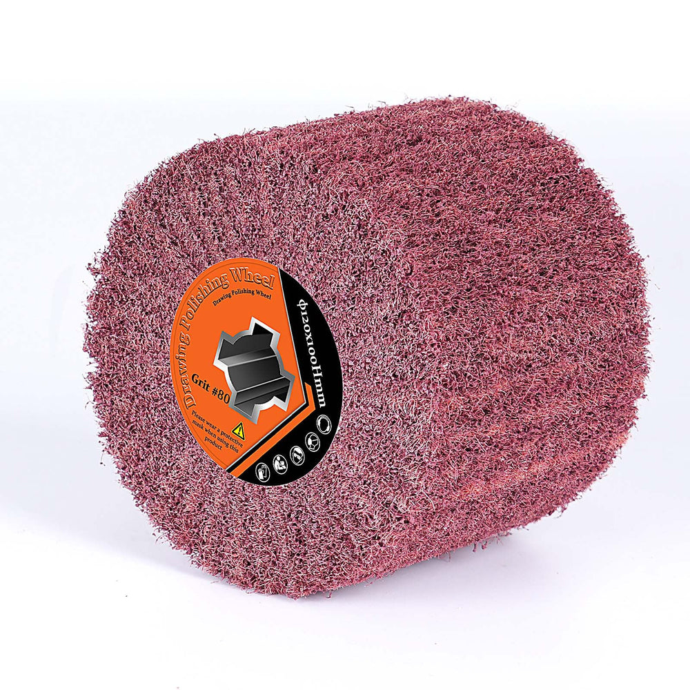 High-quality abrasive roller brush with aluminum oxide – professional surface finishing for metal, wood, and stone