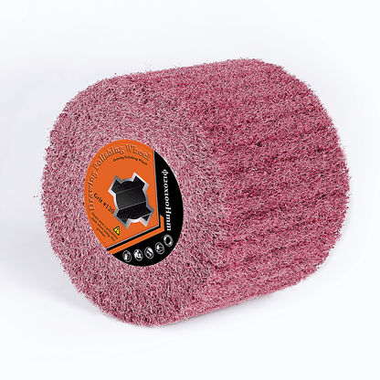 Hochwertige Schleifwalzenbürste mit Aluminiumoxid – Professionelle Oberflächenbearbeitung für Metall, Holz und Stein