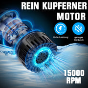 Kabellose Akku Regenfasspumpe – Wassertransferpumpe 50 L/min, 10m Förderhöhe, tragbare 18V Pumpe