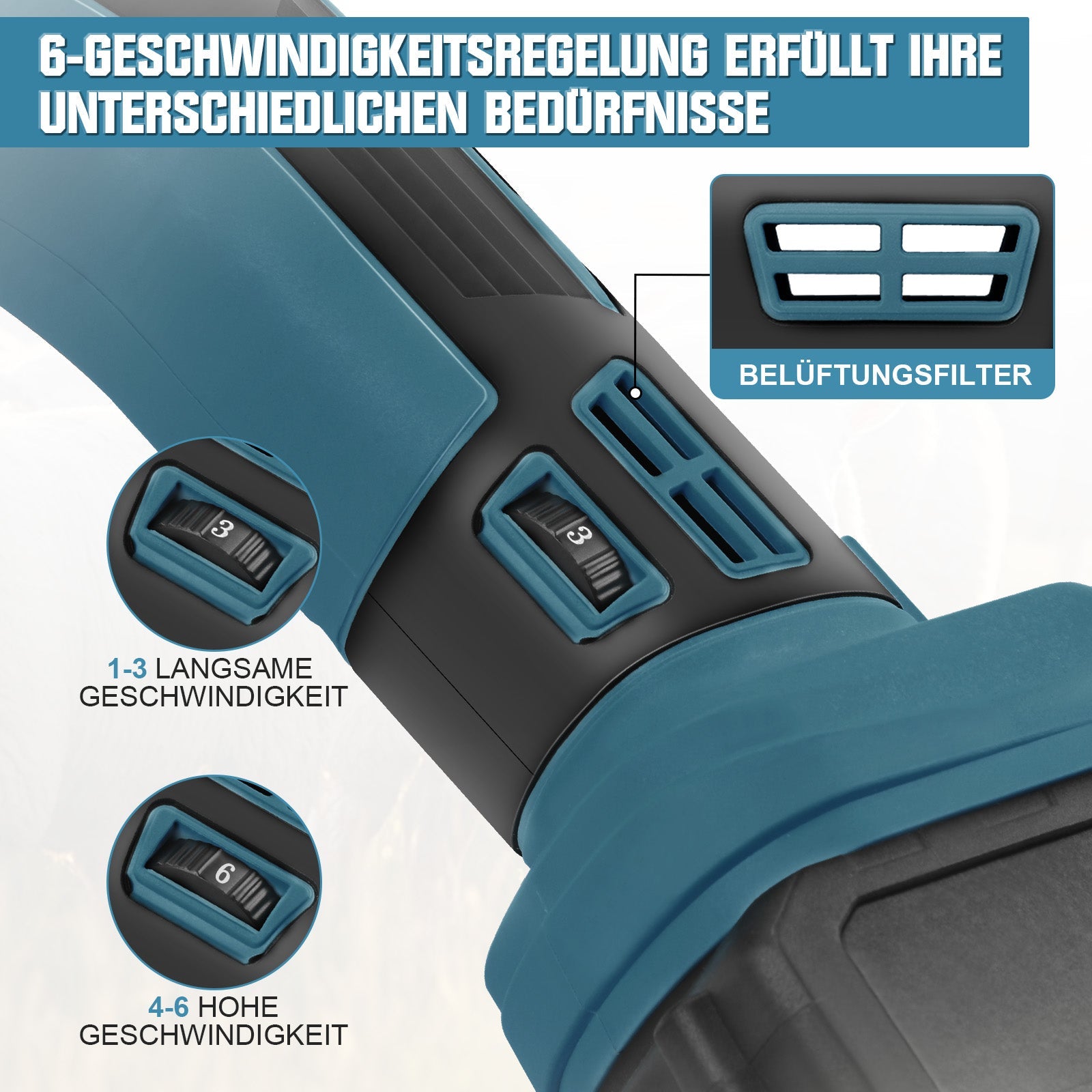 Kabellose Schafschere für dickes Fell – 500W, 2400 U/min, mit Doppel - Akku für präzise Fellpflege bei Schafen und Hunden