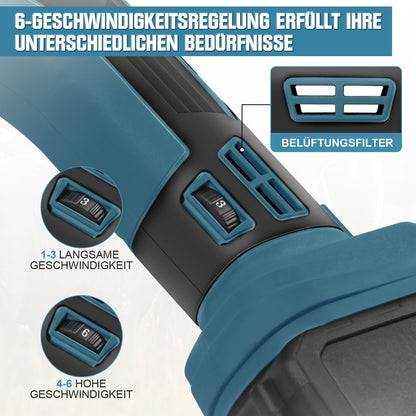 Kabellose Schafschere für dickes Fell – 500W, 2400 U/min, mit Doppel - Akku für präzise Fellpflege bei Schafen und Hunden