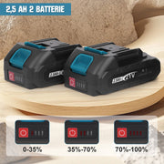 Kabellose Schafschere für dickes Fell – 500W, 2400 U/min, mit Doppel - Akku für präzise Fellpflege bei Schafen und Hunden