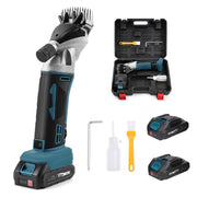 Kabellose Schafschere für dickes Fell – 500W, 2400 U/min, mit Doppel - Akku für präzise Fellpflege bei Schafen und Hunden