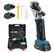 Kabellose Schafschere für dickes Fell – 500W, 2400 U/min, mit Doppel - Akku für präzise Fellpflege bei Schafen und Hunden