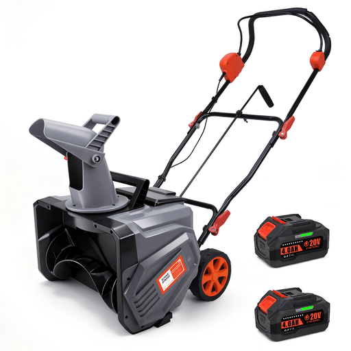 Kabelloser 1500W Akku Schneefräser 46cm Breite, 6m Wurfweite, IPX4