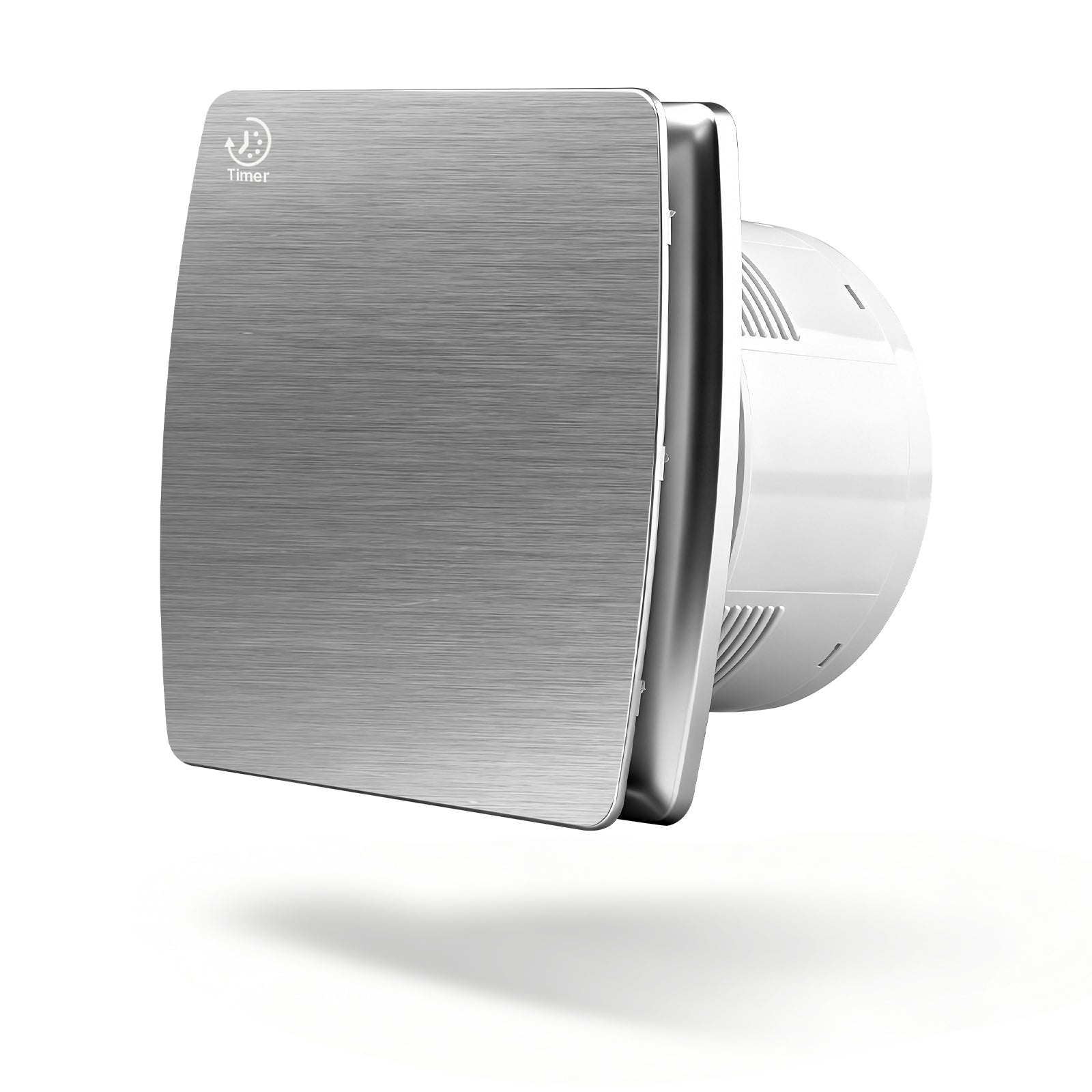 Leiser Abluftventilator 150mm, 240 m³/h mit Feuchtigkeitssensor & IPX4 Schutz, Nachlauffunktion und Rückstauklappe für Bad & Küche