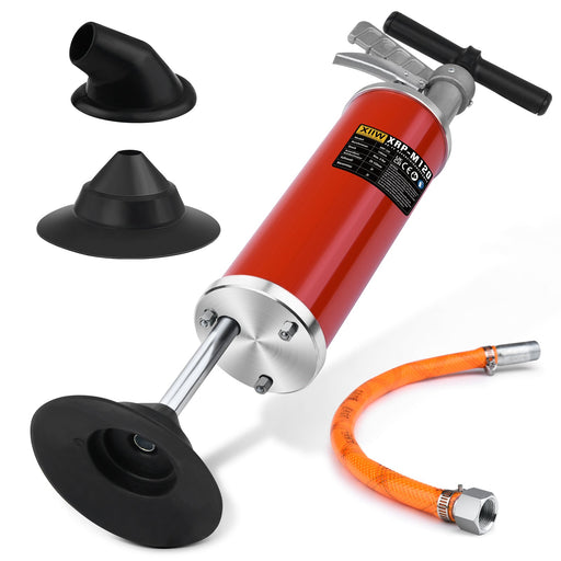 Max.10 Bar Hochdruck Rohrreinigungspumpe Abflussreiniger mit 3 Aufsätze