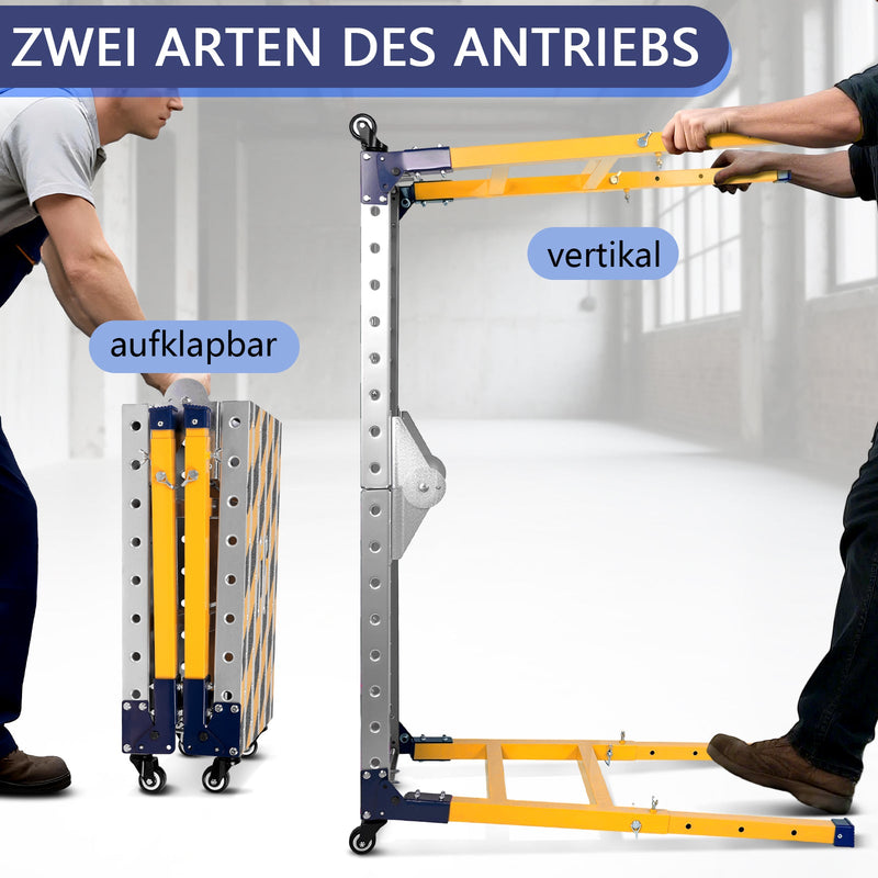Multifunktionale Arbeitsplattform mit 500 kg Tragfähigkeit – Höhenverstellbar, Mobil und Vielseitig einsetzbar