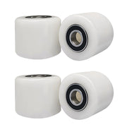 Nylonräder 4er - Set für Handhubwagen 70x60 mm – Bodenschonend, Leise, Tragfähigkeit 650 kg – Ersatzräder für Gabelhubwagen