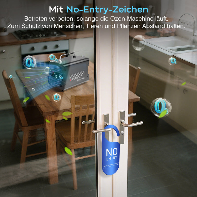 Ozongerät 65.000 mg/h – Professioneller Ozon Generator zur Geruchsbeseitigung bis 300 m²
