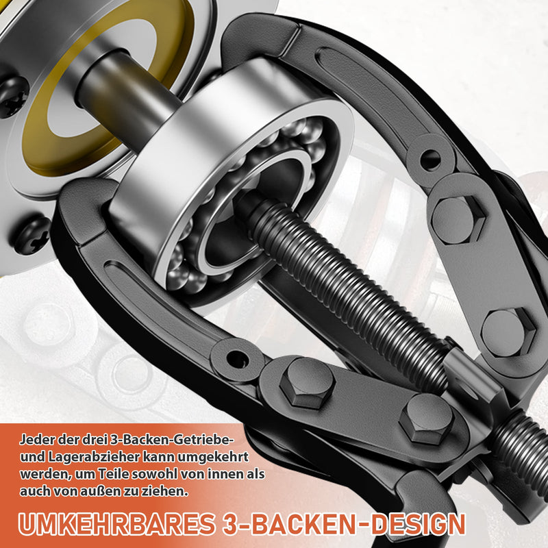 Profi 3 - Backen Abzieher, Geschmiedet | Umkehrbar Innen/Außen | 2 - & 3 - Arm |