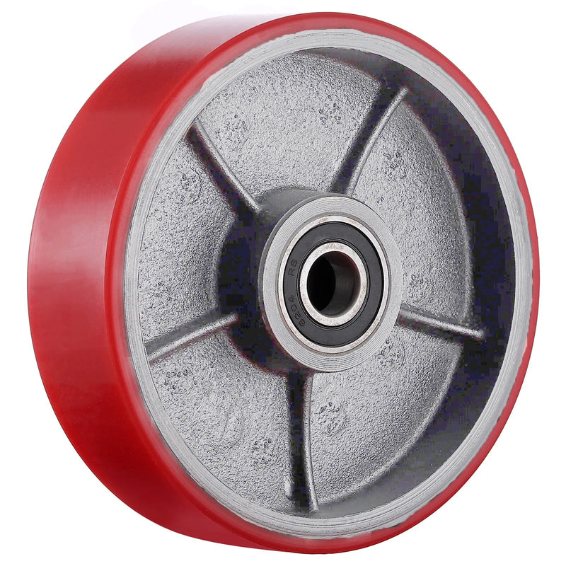 PU - Lenkräder 2er - Set 180x50 mm für Hubwagen – Leise, Tragfähig bis 3000 kg – Ersatzräder