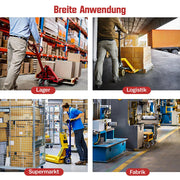 PU - Lenkräder 2er - Set 180x50 mm für Hubwagen – Leise, Tragfähig bis 3000 kg – Ersatzräder