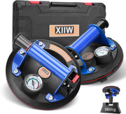 Pumpen - Saugheber Ø200 mm – Vakuumheber mit Barometer & Edelstahlgriff – für Glas, Fliesen & Metallplatten, 360 kg Tragkraft