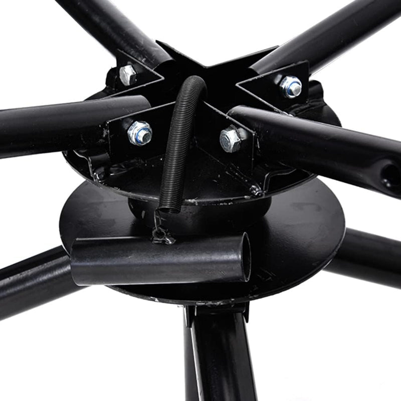 Robuster Rohrhaspel aus Stahl – Abrollgerät für Fußbodenheizungsrohre 16 - 32 mm, geeignet für PERT, PEX und AL/PEX bis 600 m