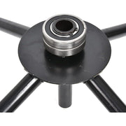 Robuster Rohrhaspel aus Stahl – Abrollgerät für Fußbodenheizungsrohre 16 - 32 mm, geeignet für PERT, PEX und AL/PEX bis 600 m