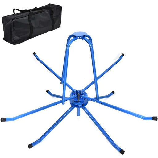 Rohrhaspel Abrollgerät für Fußbodenheizungsrohre bis 600m, Stahl, für PERT PEX AL/PEX Rohre 16 - 32mm – robust & mobil