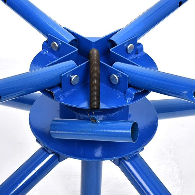 Rohrhaspel Abrollgerät für Fußbodenheizungsrohre bis 600m, Stahl, für PERT PEX AL/PEX Rohre 16 - 32mm – robust & mobil