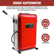 Rohrreiniger 390W mit 16mm 33M Spirale, Ø20 - 100mm Rohrreinigungsmaschine