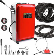 Rohrreiniger 390W mit 16mm 33M Spirale, Ø20 - 100mm Rohrreinigungsmaschine
