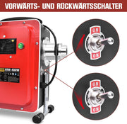 Rohrreiniger 400W mit FI - Schalter, 37M Spirale, Ø30 - 100mm Rohrreinigungsmaschine