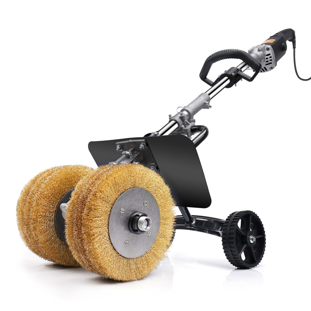 Satiinointikone 3850W – 6-in-1-hiomakone puulle, metallille, kivelle ja laatoille teräsharjoilla