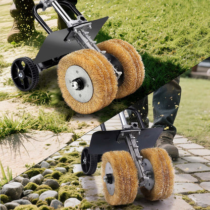 Satiniermaschine 3850W – 6 - in - 1 Schleifmaschine für Holz, Metall, Stein & Fliesen mit Stahlbürsten