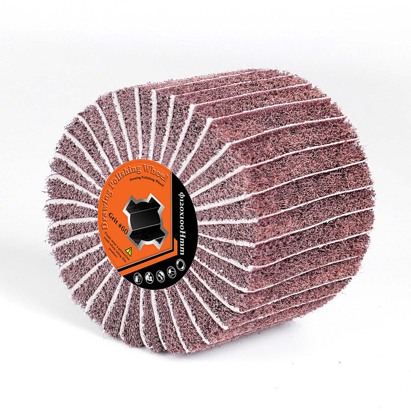 Schleifwalzenbürste Satinierwalze für Metall & Holz – PA/Alu-Oxid & Siliziumkarbid, verschiedene Körnungen