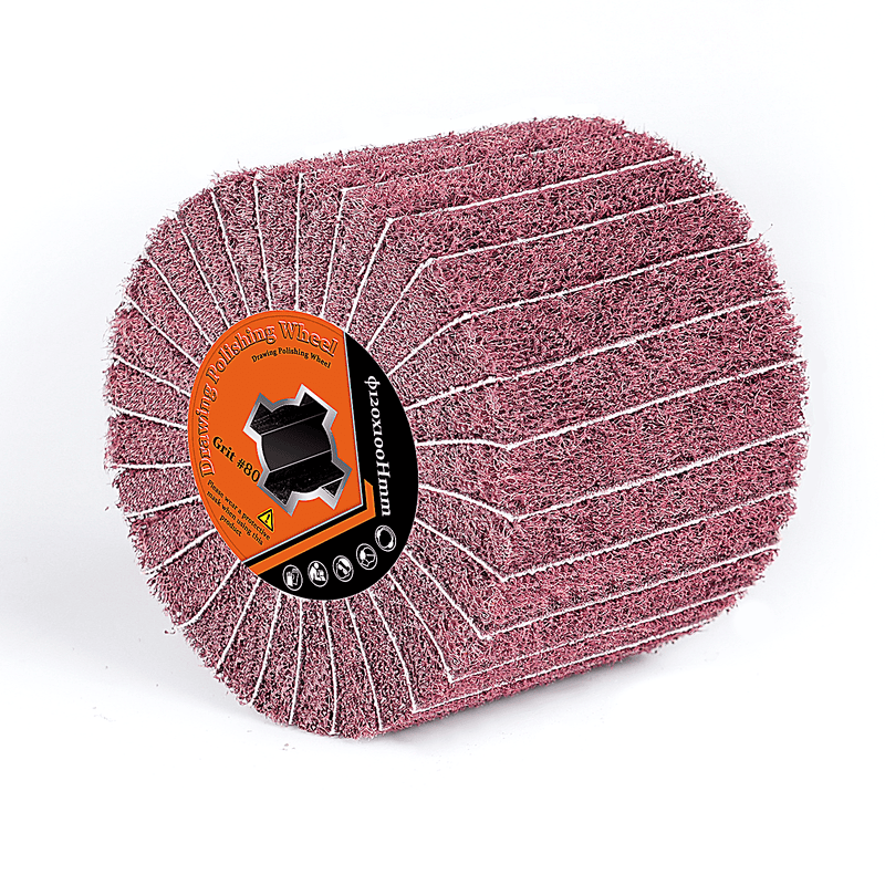 Schleifwalzenbürste Satinierwalze für Metall & Holz – PA/Alu-Oxid & Siliziumkarbid, verschiedene Körnungen