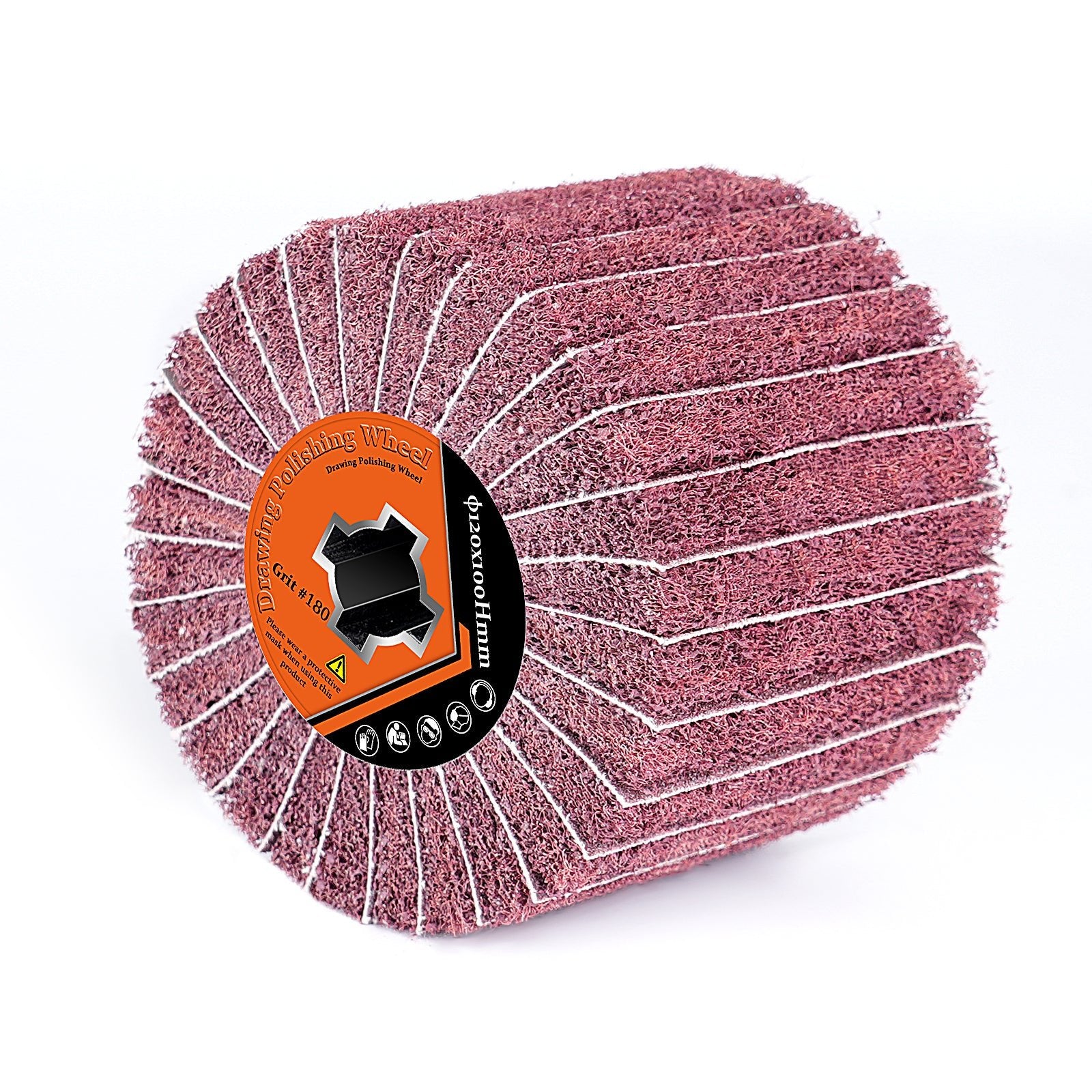 Schleifwalzenbürste Satinierwalze für Metall & Holz – PA/Alu - Oxid & Siliziumkarbid, verschiedene Körnungen